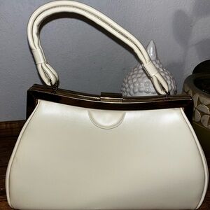 Handbag Purse Vintage Retro Cream/Ivory MCM Vintage RARE